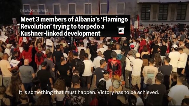 AP dedicates report to protest: "Flamingo Revolution" draws world