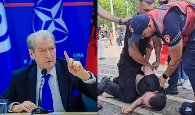 Berisha d&euml;non dhun&euml;n ndaj protestuesve: K&euml;rkoj lirimin e