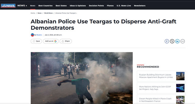 Nga AP te Reuters, mediat ndërkombëtare raportojnë dhunën