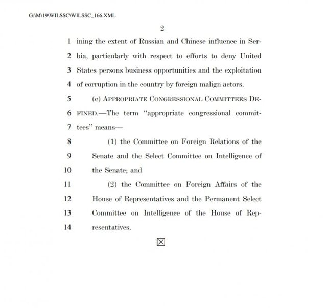 US Congressman's Amendment: Report on the Albanian government's