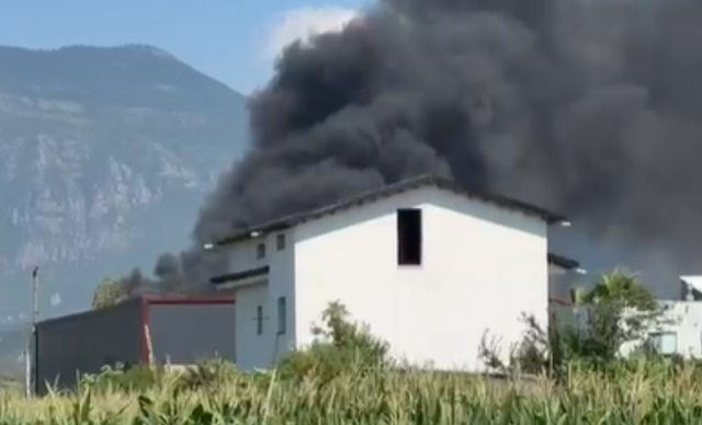 Zjarr n&euml; nj&euml; varrez&euml; makinash n&euml; Kam&euml;z, tymi mbulon