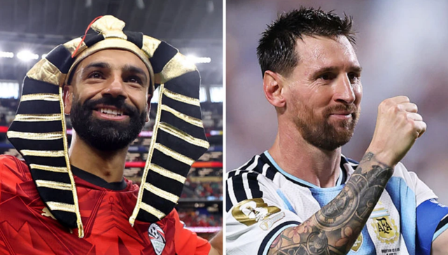 Messi p&euml;rball&euml; Salah, dueli i dy legjendave p&euml;r nj&euml; vend