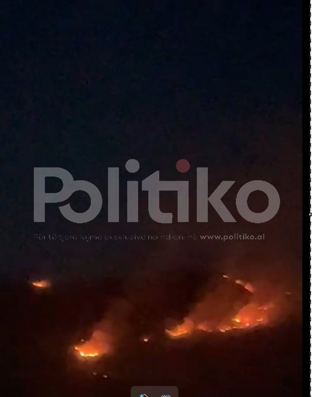 Video/ The Dukat Hills are engulfed in flames, the fire spreads rapidly over the