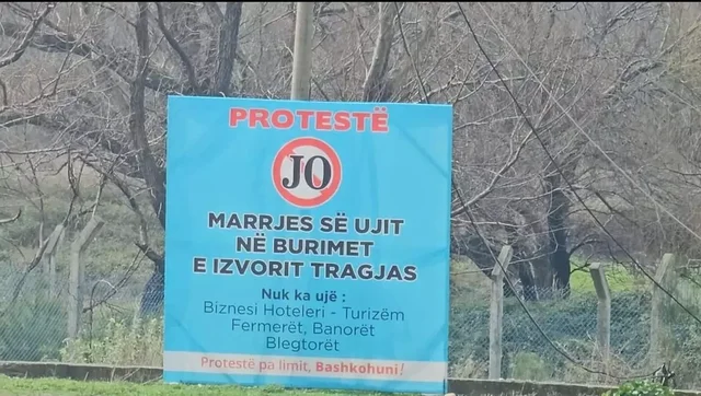 When politics "ditches" even the water source, Tragjasi surrenders to