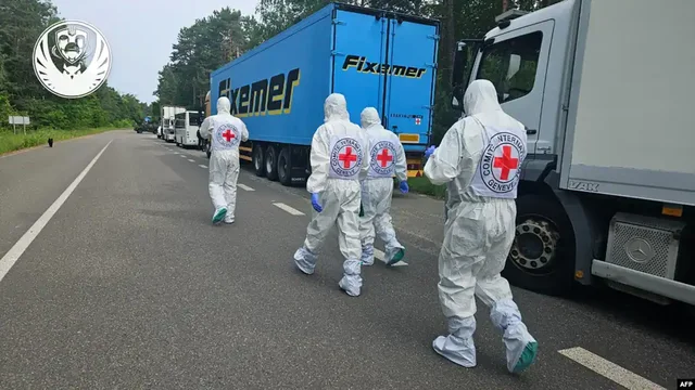 Ukraina riatdheson trupat e ushtarëve të vrarë nga Rusia
