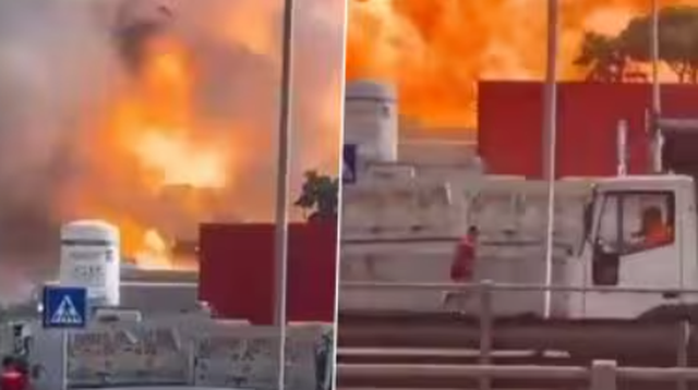 Gas station explodes in Rome, 25 injured (VIDEO)