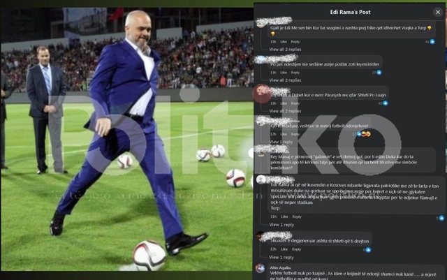 "Are you alive, Edi?", Fans address Rama: For the match with Serbia,