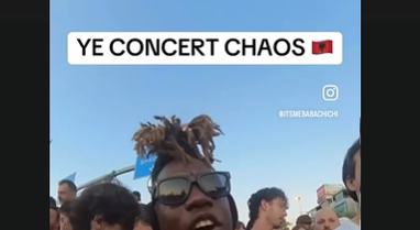 Turisti skandalizohet nga organizimi i dob&euml;t i koncertit t&euml; Kanye