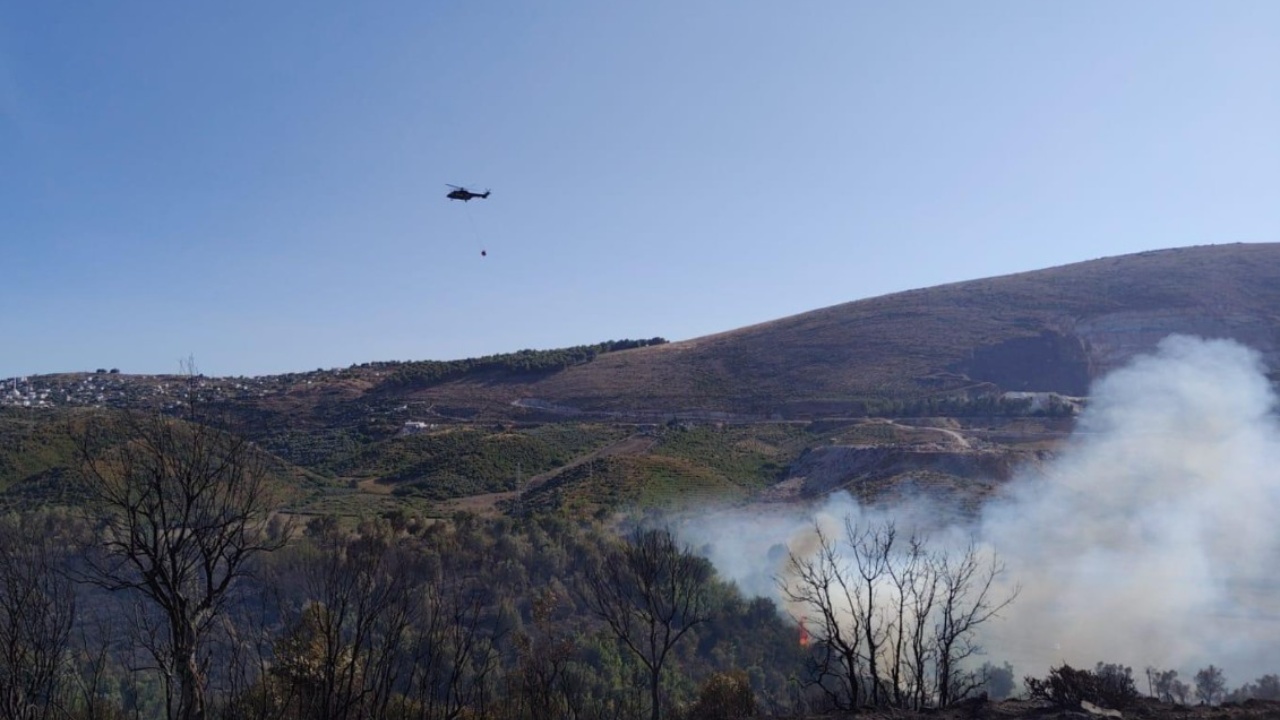 Fire continues to spread in the villages of Finiqi, firefighter injured