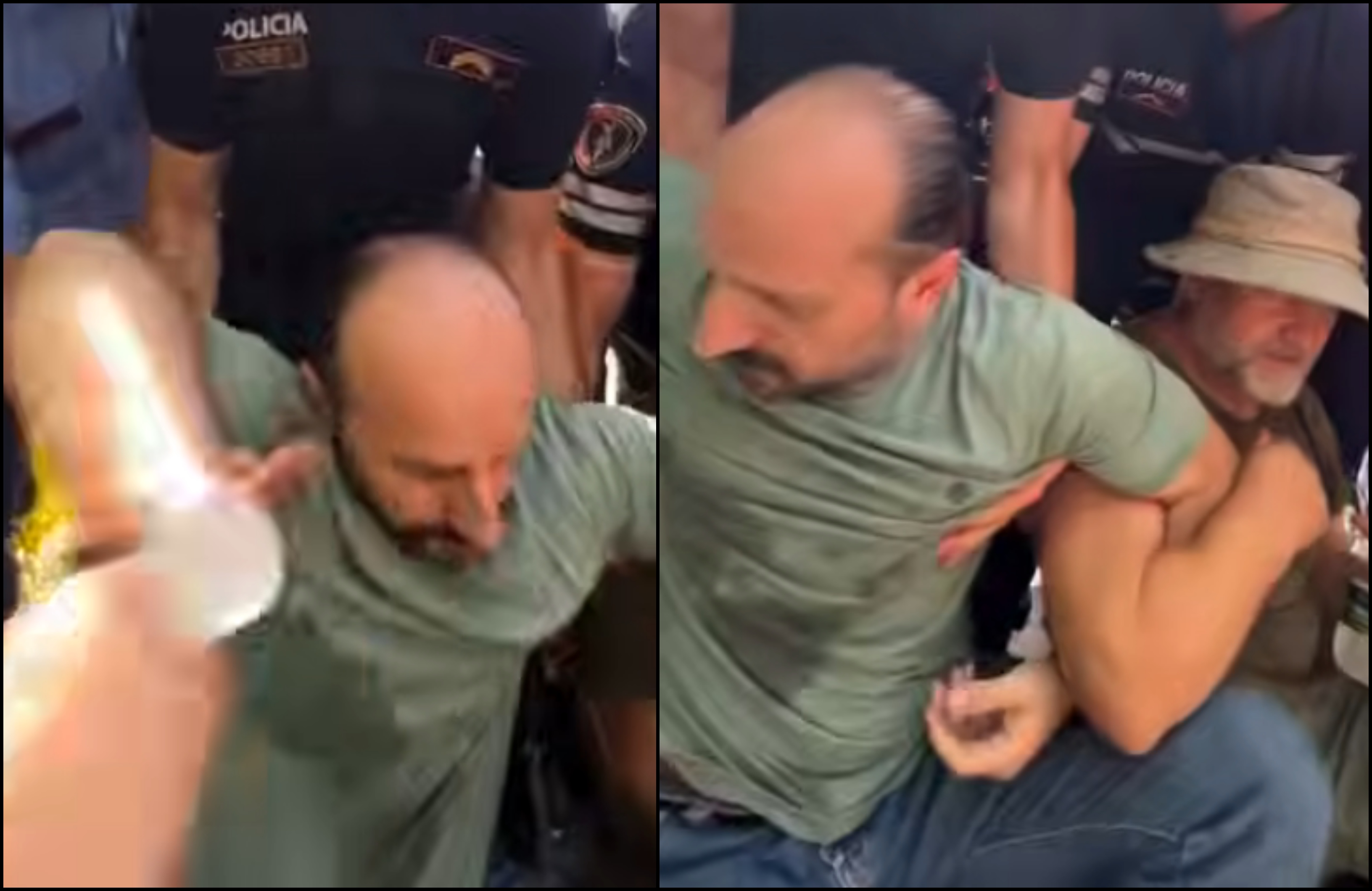 Video/ "Am I offending you?", the moment when the police forcibly