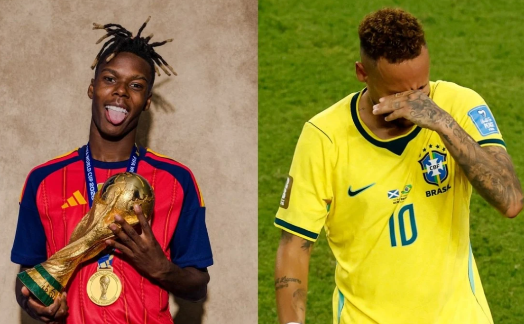 Nico Williams dedicates World Cup trophy to Neymar