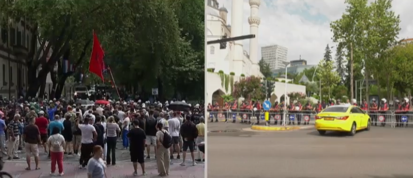 Protesters march towards Elbasan Street, clash with police: Arrest Belinda!