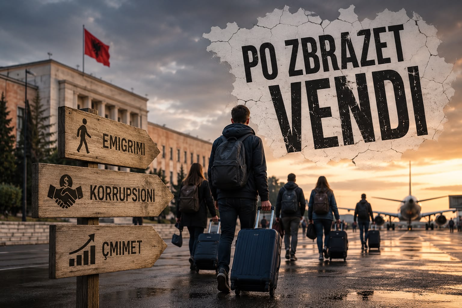 'The country is emptying', IRI survey hits the government: Emigration