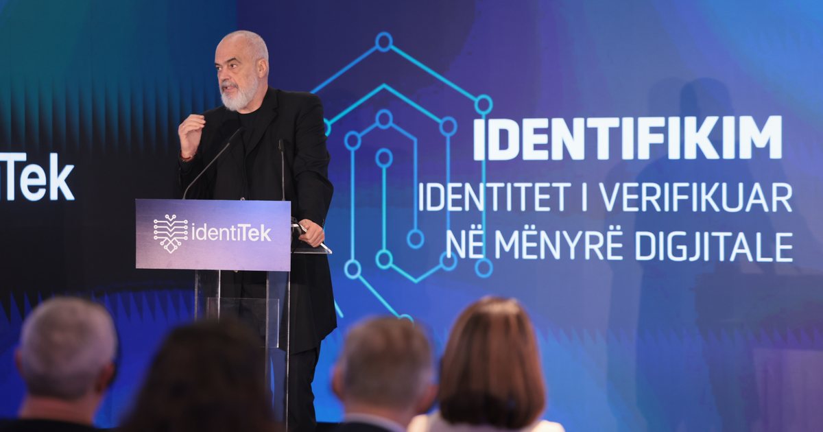  Të gjithë shqiptarët me mjet identifikimi digjital    Kryeministri Rama  Do të nisë në fillim të vitit 2026