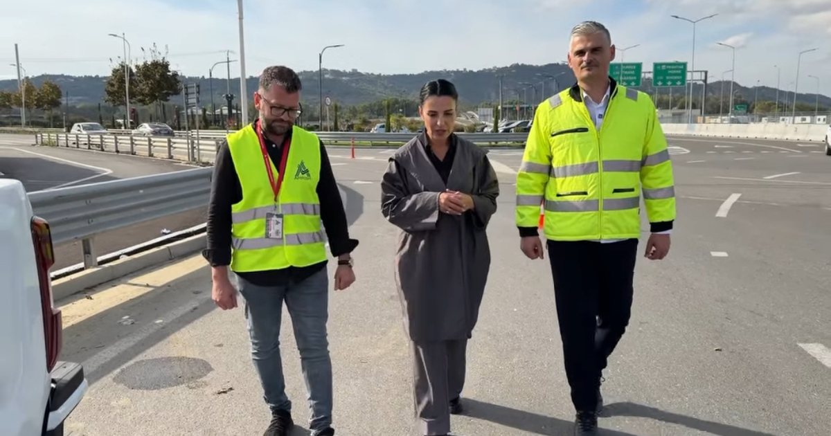 Mirëmbajtja estetike e akseve rrugore  projekti më i ri i ARRSH  Zëvendëskryeministrja dhe ministre e MIE Belinda Balluku  inspekton zbatimin në terren