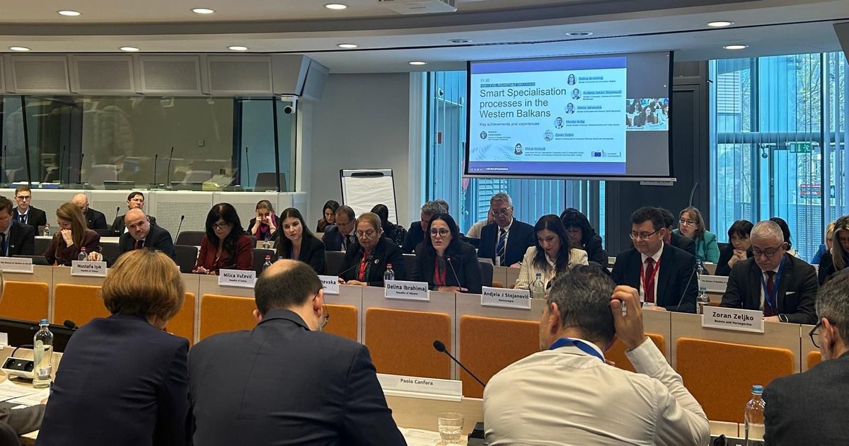 Ibrahimaj prezanton progresin Shqipërisë në Bruksel për  Smart Specialisation processes 