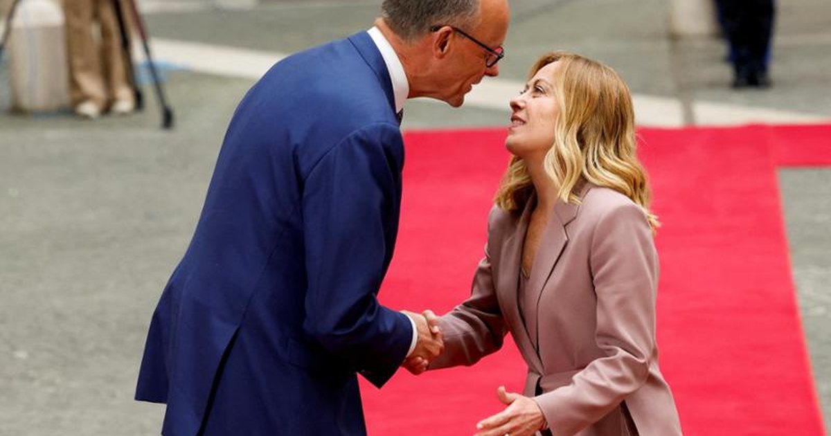 Merz në Romë  takim me Melonin  me ide të reja    Boshti italo gjerman  Të transformojmë Bashkimin Evropian