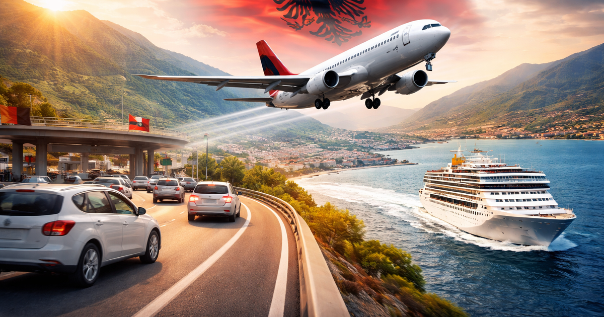 Rreth 23 mijë shqiptarë dolën çdo ditë nga vendi  Toka  ajri apo deti  cila është mënyra më e preferuar e udhëtimit 