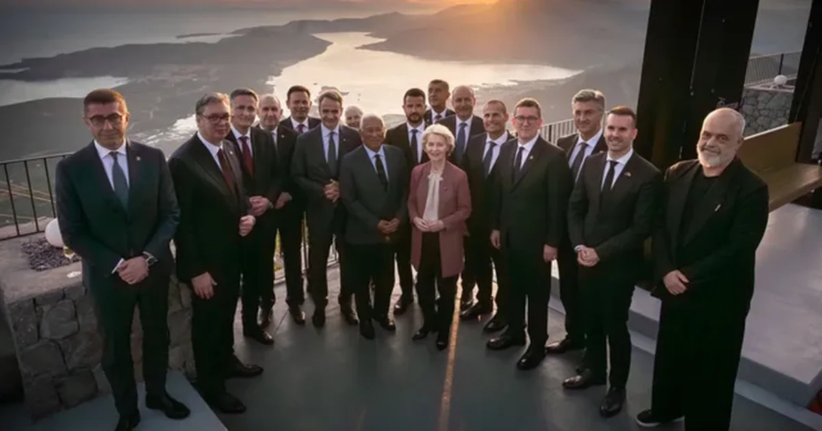 Samiti BE Ballkani Perëndimor në Tivat   Liderët diskutojnë zgjerimin e BE së  sigurinë rajonale  Planin e Rritjes Ekonomike