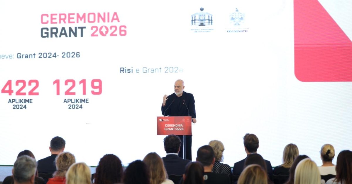  Grant 2026   Qeveria rrit mbështetjen për startup et  Rama  Financimi do të shtohet deri në 20 milionë euro