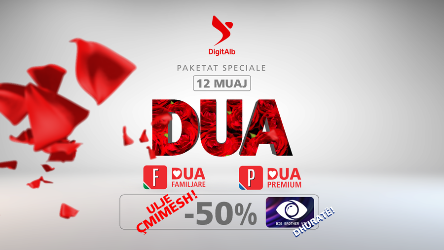 Festoni dashurinë me DigitAlb, me ulje çmimi deri në 50%