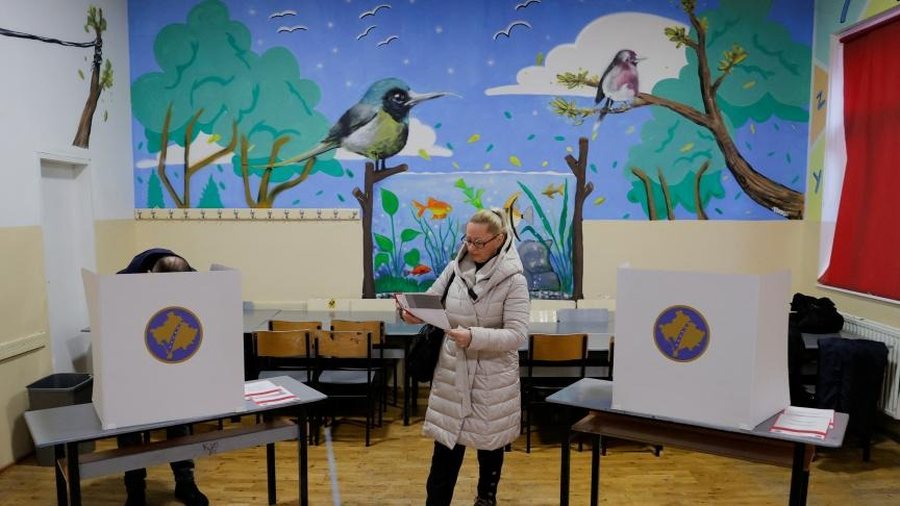 What are the preliminary results of the elections in Kosovo?