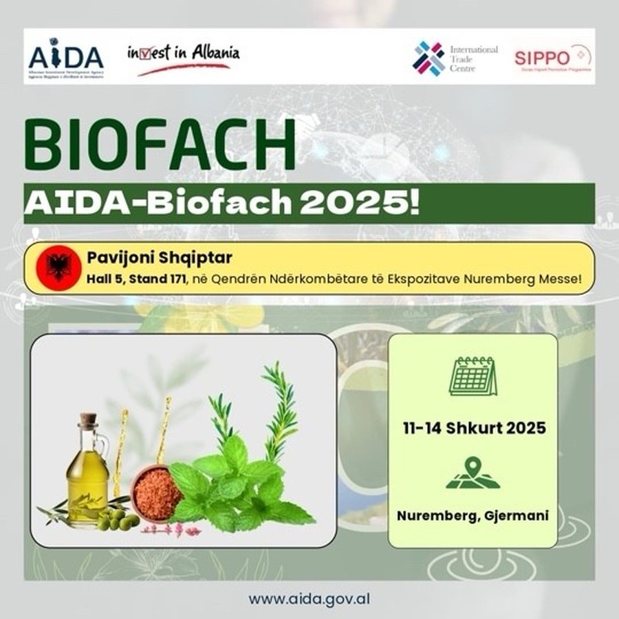 Albania at BIOFACH 2025: Promoting Albanian organic products on a global stage