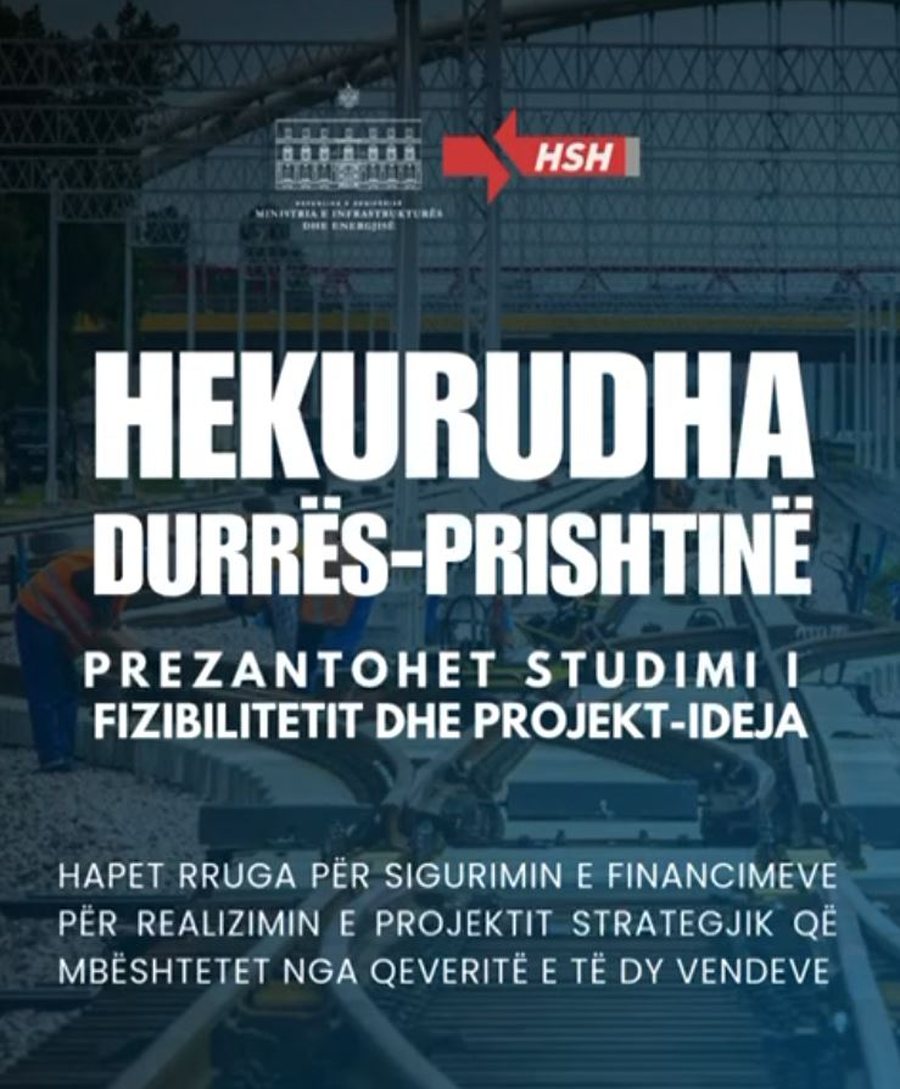 Hekurudha Durrës-Prishtinë/ Balluku: Përfundon studimi i