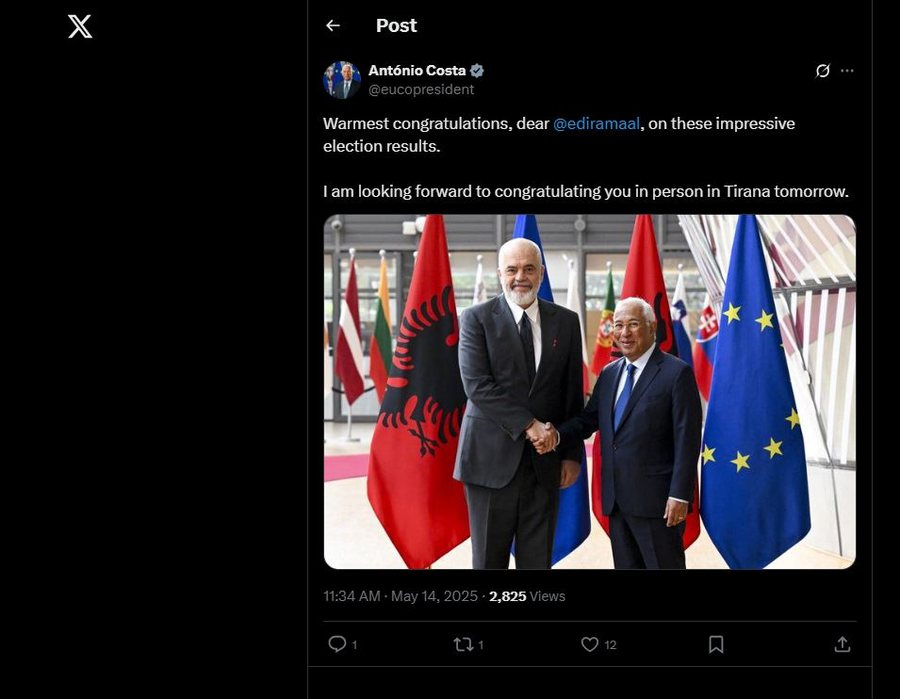 Liderët botërorë urojnë Ramën për fitoren në