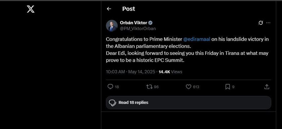 Liderët botërorë urojnë Ramën për fitoren në