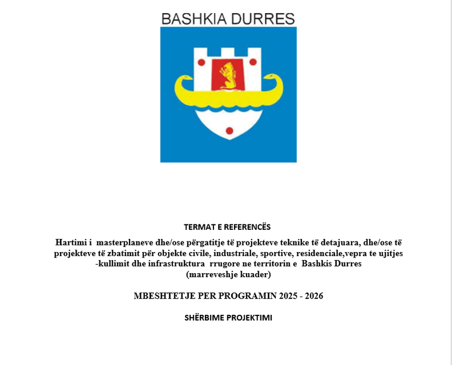 Durrësi, me plan të ri zhvillimi urban - Bashkia nis fazën e