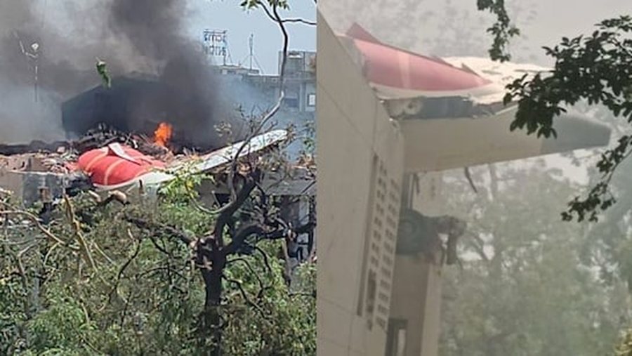 India, plane with 242 passengers crashes during takeoff - The aircraft collides