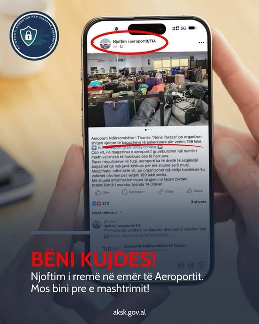 AKSK appeals to citizens: False announcement in the name of TIA, do not fall