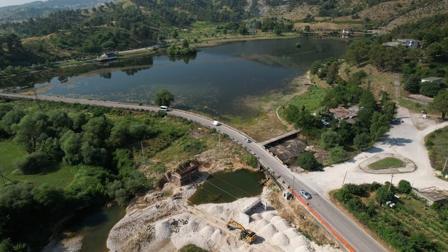 The new Viroi/Kumbaro bridge: Guarantees uninterrupted traffic throughout the