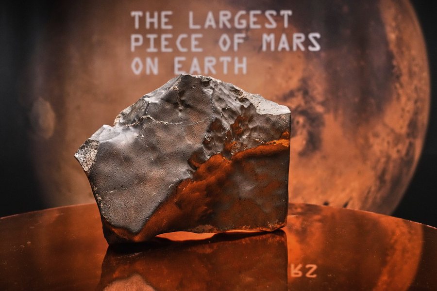 Martian meteorite sells for $5.3 million at auction - Sotheby's: Record set
