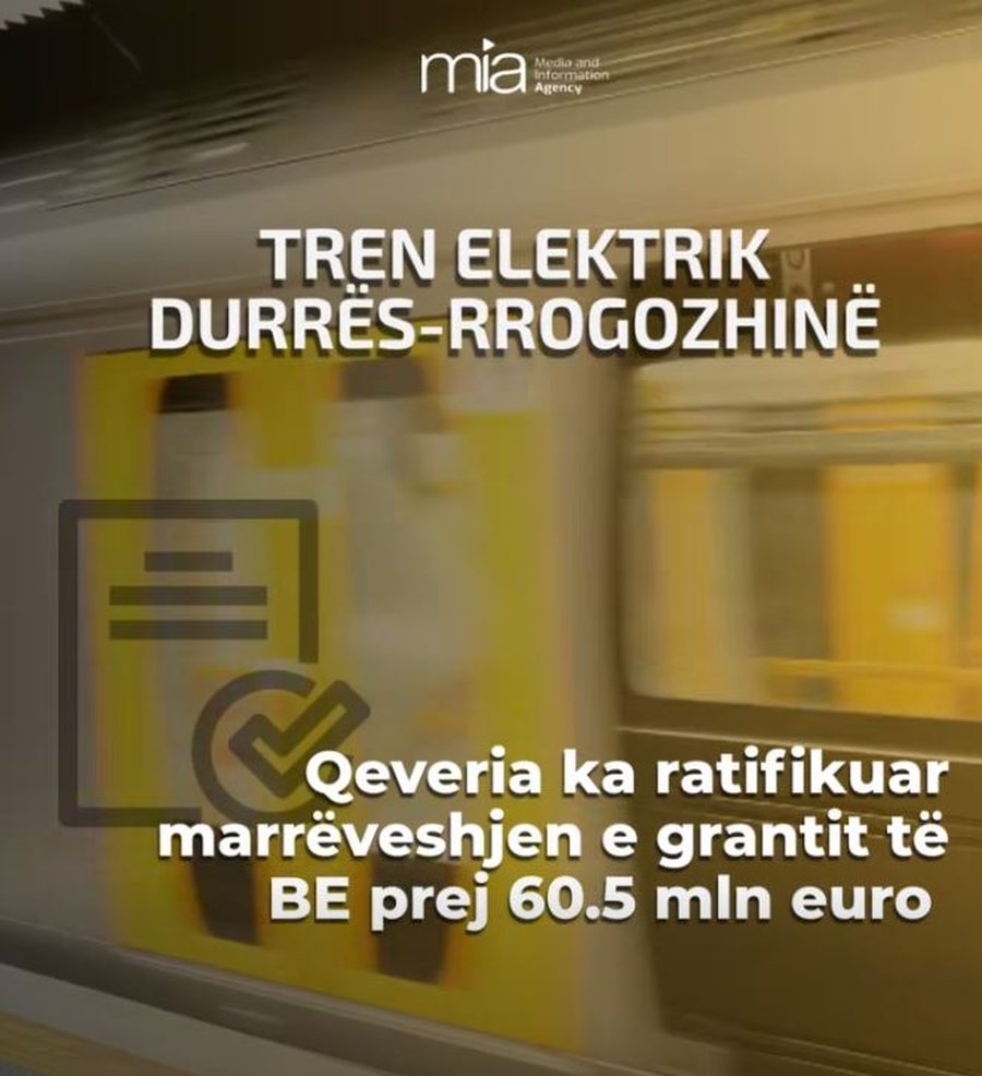 Treni elektrik Durrës-Rrogozhinë/ Balluku: Qeveria ratifikoi