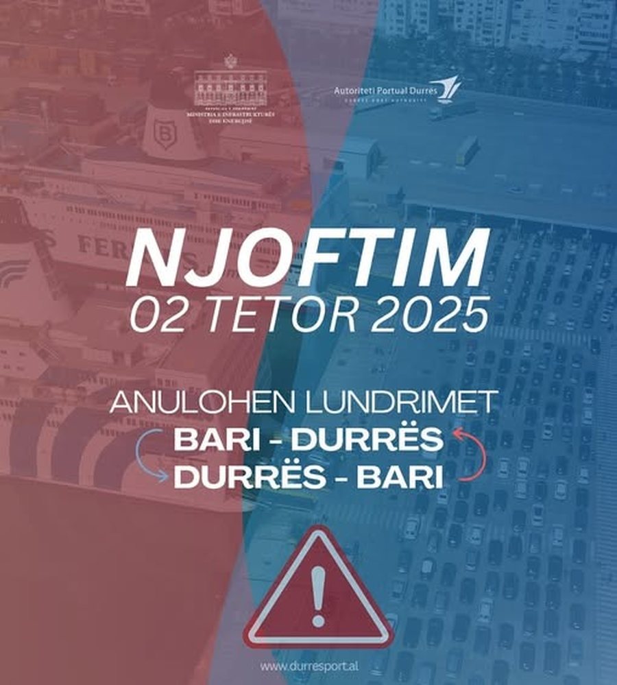 Anulohen lundrimet nga/drejt Durrësit – APD: Shkak, moti i keq!