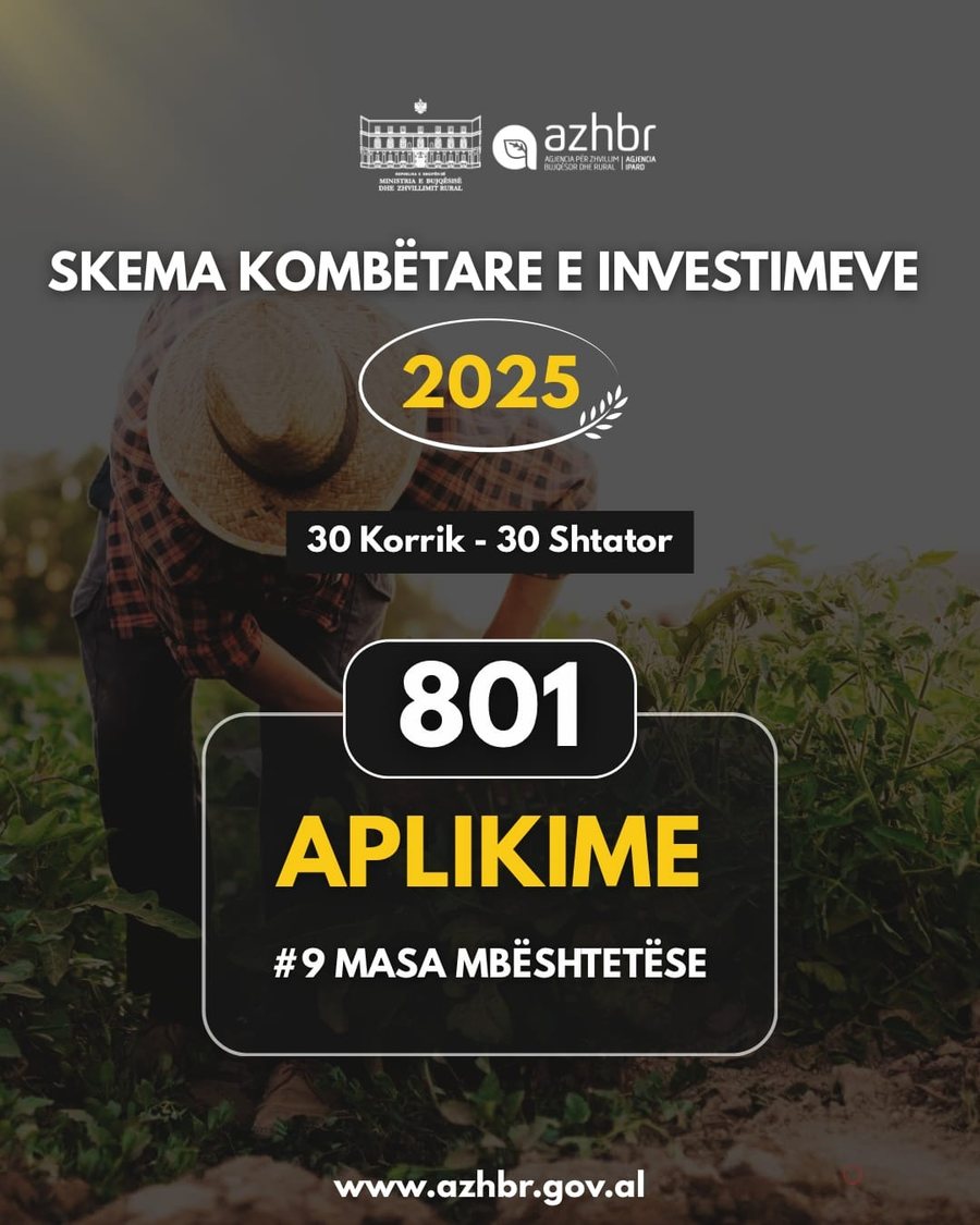 Përmbyllet faza e aplikimeve në Skemën Kombëtare të