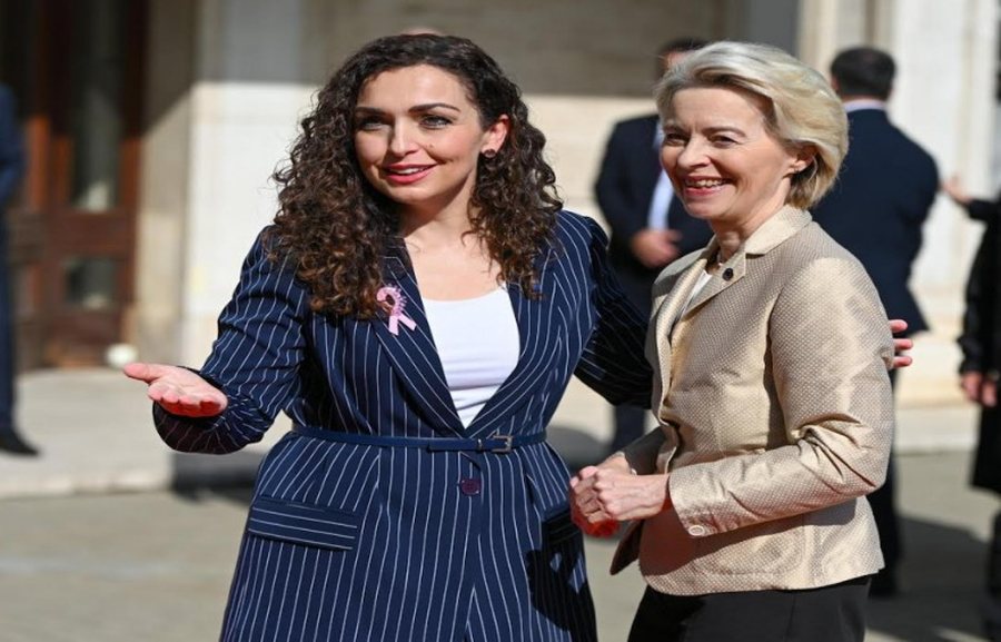 Ursula Von der Leyen, në Prishtinë –  Takime me Presidenten