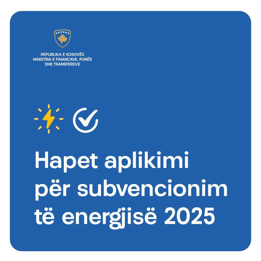 Subvencion energjisë për familjet e cënueshme - Hapen aplikimet