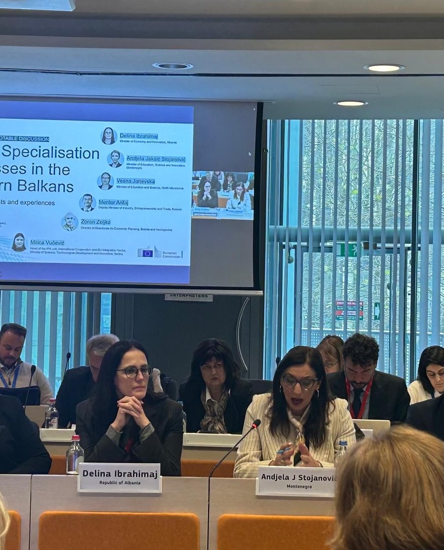 Ibrahimaj prezanton progresin Shqipërisë në Bruksel për