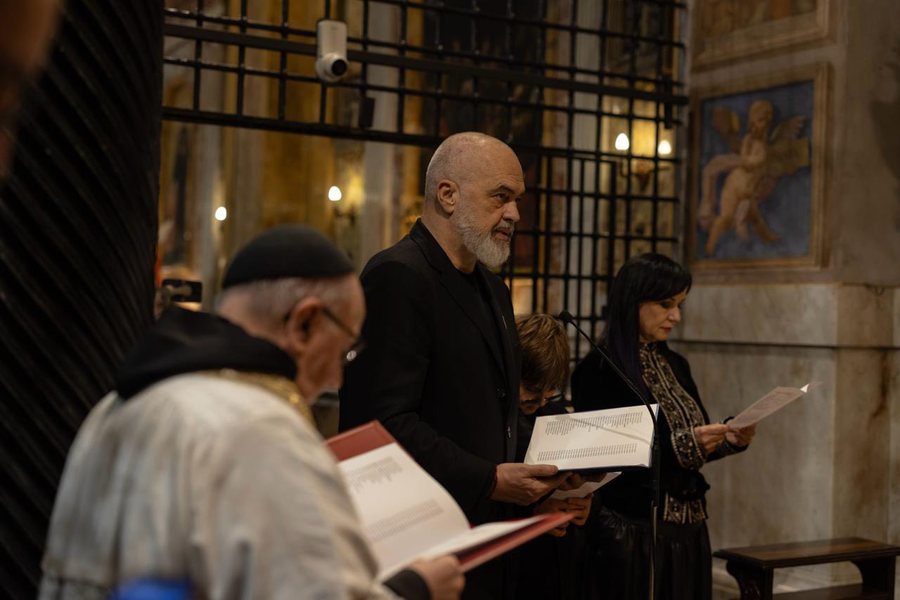 Kryeministri Rama n&euml; Vatikan, vizita nis nga bazilika e Zoj&euml;s s&euml;