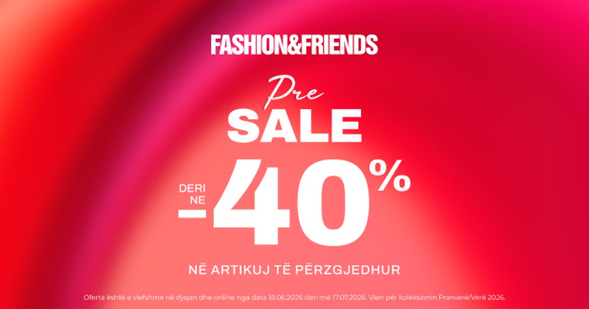 Vera nis me PRE SALE nga Fashion Company   deri në 40  Ulje