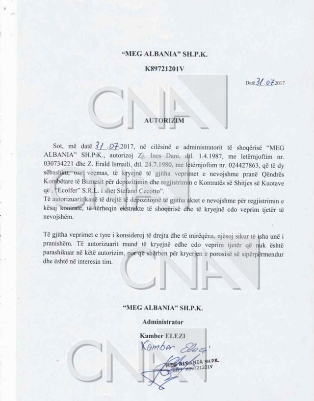DY DOKUMENTET/ Ajola Xoxa bëri ortak Erion Veliajn me Mirel Mërtirin