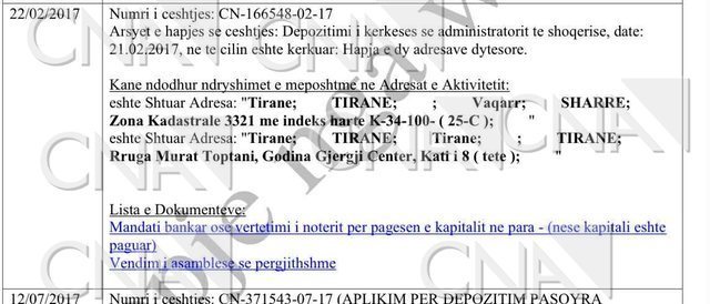 DY DOKUMENTET/ Ajola Xoxa bëri ortak Erion Veliajn me Mirel Mërtirin