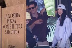 Postera kund&euml;r dasm&euml;s s&euml; Dua Lip&euml;s n&euml; Palermo,