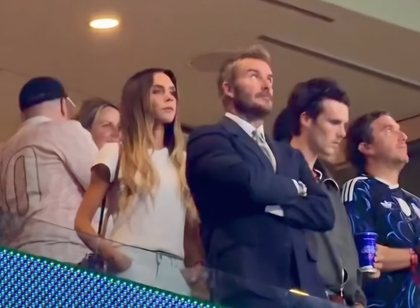 Fytyra e David Beckham gjat&euml; ndeshjes dje i thot&euml; t&euml; gjitha