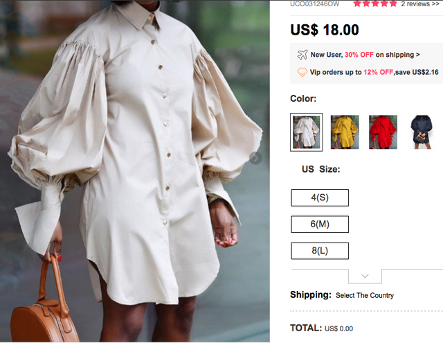 Where can you wear a dress that no one will believe costs no more than $ 12