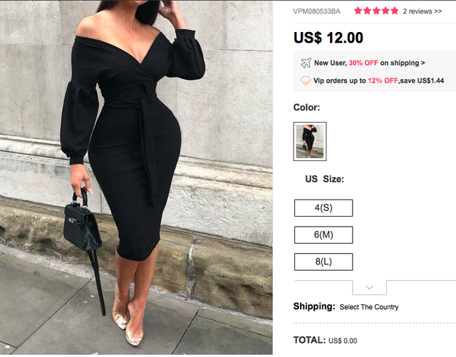 Where can you wear a dress that no one will believe costs no more than $ 12