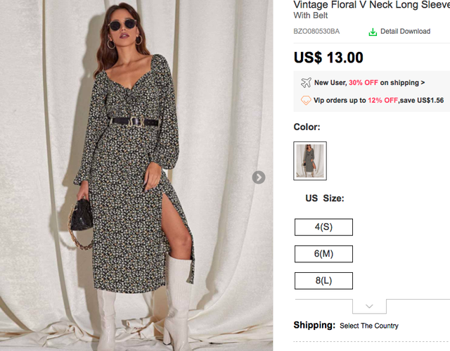 Where can you wear a dress that no one will believe costs no more than $ 12